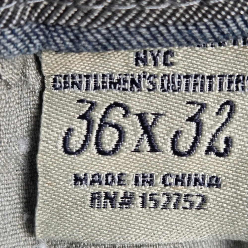 Hudson‎ & Barrow NYC Slim Stretch Jeans Mens 36x32 Medium Wash Denim Pants